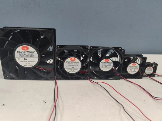 Ventilador de refrigeração de baixo nível de ruído de alta velocidade da C.C. 120x120x38mm 12V