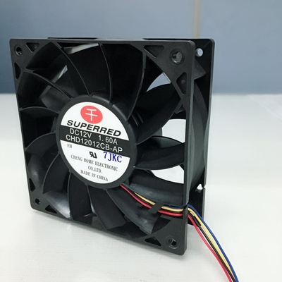 Fã plástico do processador central da C.C. do ventilador de refrigeração da C.C. de 80 x de 80 x de 25mm para refrigerar industrial