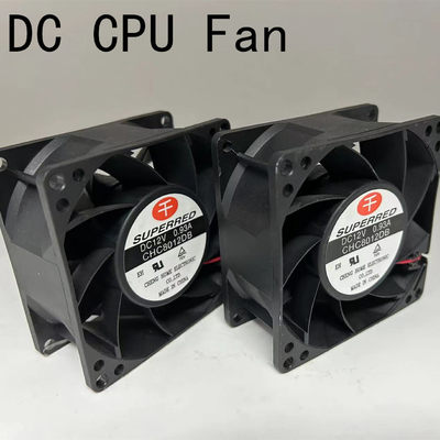 2.4W DC CPU Fan PBT plástico 94V0 Quadro Operação silenciosa 26g/7.5g Etc