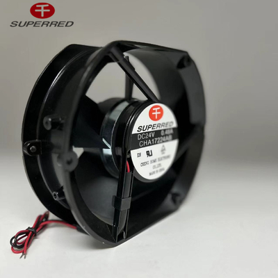PBT de plástico preto 12V DC CPU Fan 0.2A Conector de corrente de 3 pines