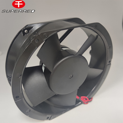 Ventilador de arrefecimento AWG26 DC com fio de chumbo preto - Eficiência de arrefecimento