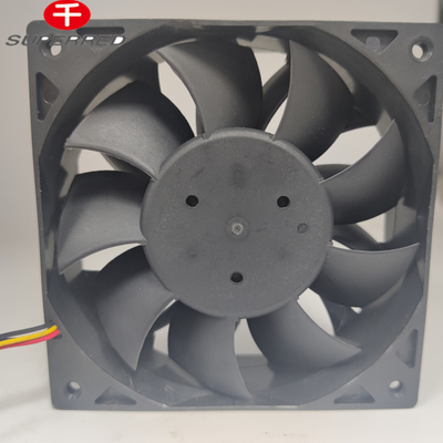 Ventilador de PBT de plástico 12V DC Controle de temperatura silencioso e eficiente