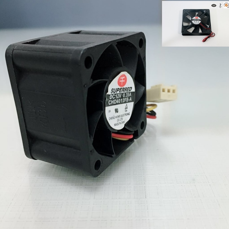 rolamento de esferas do ventilador de refrigeração da C.C. 2.4W/rolamento de luva com 3 Pin Connector