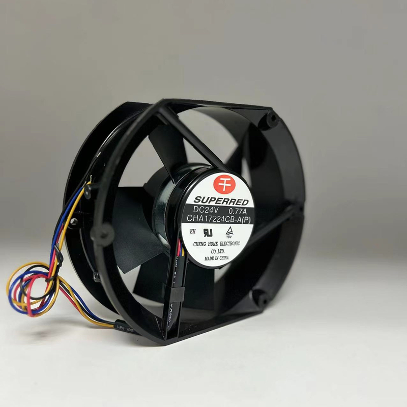 Ventilador de resfriamento sem escova de 120 mm 12 V CC 17-3600 RPM 22-156 CFM Fluxo de ar personalizado